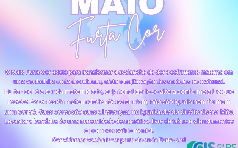 Campanha Maio Furta-Cor